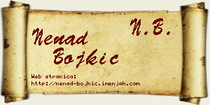 Nenad Bojkić vizit kartica
